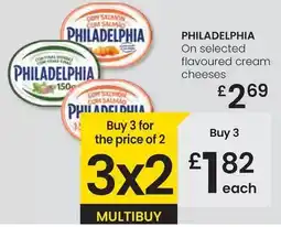 Eroski Philadelphia - on selected flavoured cream cheeses oferta