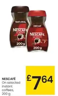 Eroski Nescafé - on selected instant coffees oferta