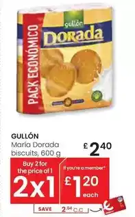 Eroski Gullón - maria dorada biscuits oferta