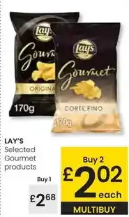 Eroski Lay's - selected gourmet products oferta