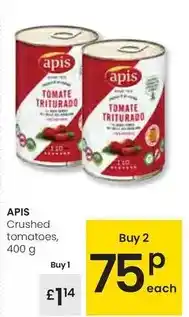Eroski Apis - crushed tomatoes oferta