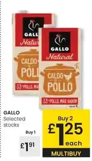 Eroski Gallo - selected stocks oferta