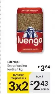 Eroski Luengo - extra pardina lentils oferta