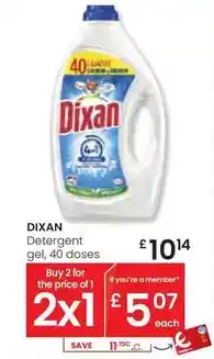 Eroski Dixan - detergent gel oferta