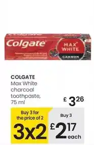 Eroski Colgate - max white charcoal toothpaste oferta