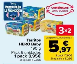Carrefour HERO Baby Tarritos oferta