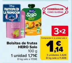 Carrefour HERO Solo Bolsitas de frutas oferta