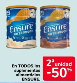 Carrefour ENSURE En todos los suplementos alimenticios oferta