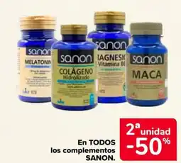 Carrefour SANON En todos los complementos oferta