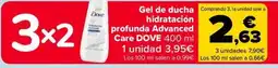 Carrefour DOVE Gel de ducha hidratación profunda Advanced Care oferta