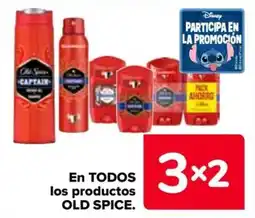 Carrefour OLD SPICE En todos los productos oferta