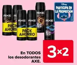 Carrefour AXE En todos los desodorantes oferta