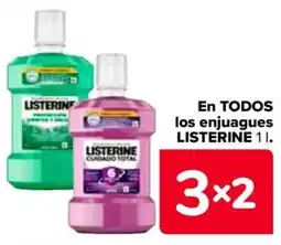 Carrefour LISTERINE En todos los enjuagues oferta
