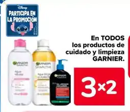 Carrefour GARNIER En todos los productos de cuidado y limpieza oferta