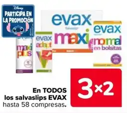 Carrefour EVAX En todos los salvaslips oferta