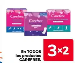 Carrefour CAREFREE En todos los productos oferta