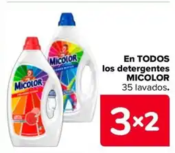 Carrefour MICOLOR En todos los detergentes oferta
