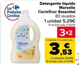 Carrefour Detergente líquido Marsella Carrefour Essential oferta