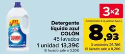 Carrefour COLON Detergente líquido azul oferta