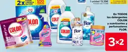 Carrefour COLON y FLOR En todos los detergentes y suavizantes y perfumadores oferta