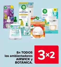 Carrefour AIRWICK y BOTÁNICAEn todos los ambientadores oferta