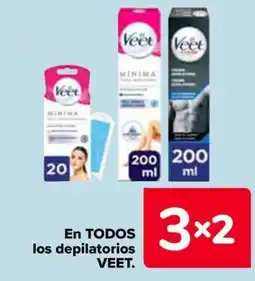 Carrefour VEET En todos los depilatorios oferta