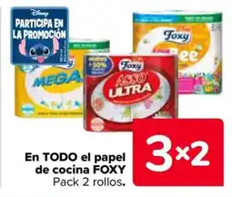 Carrefour FOXY En todo el papel de cocina oferta