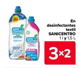 Carrefour SANICENTRO En desinfectantes textil oferta