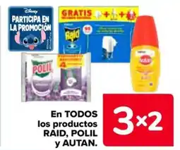Carrefour RAID, POLIL y AUTAN En todos los productos oferta