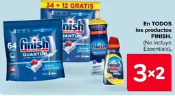 Carrefour FINISH En todos los productos oferta