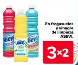 Carrefour ASEVI En fregasuelos y vinagre de limpieza oferta