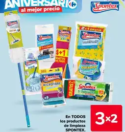 Carrefour SPONTEX En todos los productos de limpieza oferta