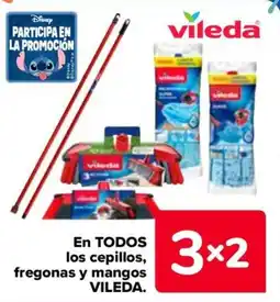 Carrefour VILEDA En todos los cepillos, fregonas y mangos oferta