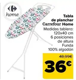 Carrefour Tabla de planchar Carrefour Home oferta