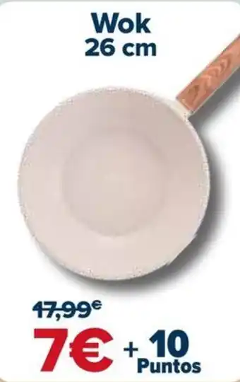 Carrefour Wok 26 cm oferta