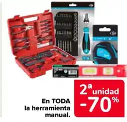 Carrefour En toda la herramienta manual. oferta