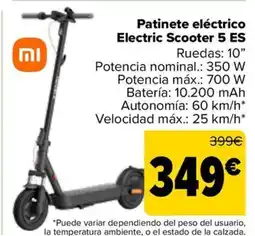 Carrefour Patinete eléctrico Electric Scooter 5 ES oferta
