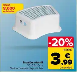 Carrefour Escalón infantil oferta