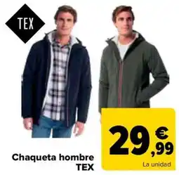 Carrefour TEX Chaqueta hombre oferta