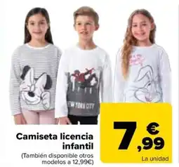 Carrefour Camiseta licencia infantil oferta
