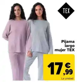 Carrefour TEX Pijama largo mujer oferta