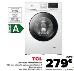 Carrefour TCL Lavadora FF0914WA1ES oferta