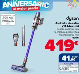 Carrefour DYSON Aspirador sin cable V11 Advanced oferta