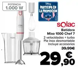 Carrefour SOLAC Batidora HHB800-25 oferta