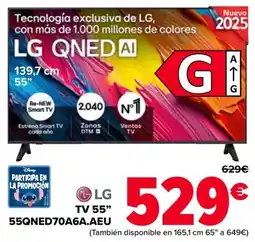 Carrefour LG TV 55" 55QNED70A6A.AEU oferta