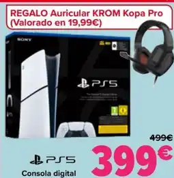Carrefour PS5 Consola digital oferta