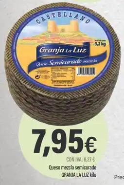 Cash Ifa GRANJA LA LUZ Quese Semicurado mezcla oferta