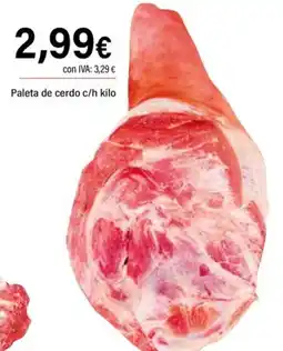 Cash Ifa Paleta de cerdo c/h oferta
