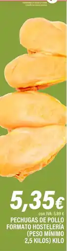 Cash Ifa Pechugas de pollo formato hostelería oferta