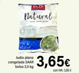 Cash Ifa SAAR Judía plana congelada oferta